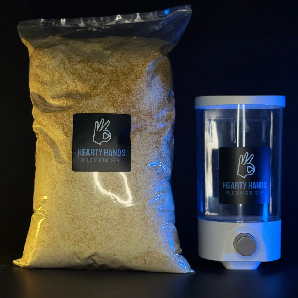 Hearty Hands Heavy-Duty Powder Hand Soap — 12 lb Commercial Fleet Bag